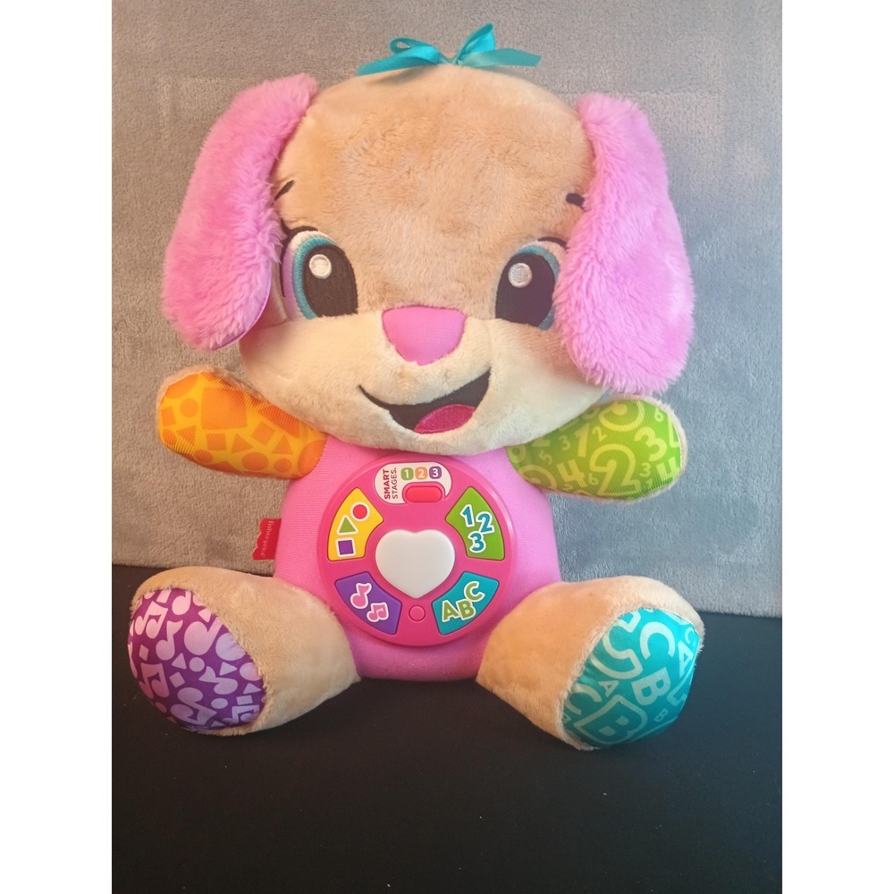 Fisher-Price Laugh & Learn Smart Stages Sis Puppy‎ Pink Learning Toy Baby Girls